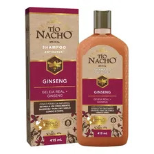 Shampoo Tio Nacho Antiqueda Ginseng + Geleia Real 415ml Foto mini 1