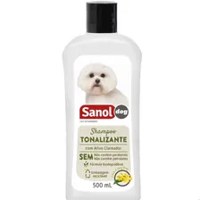 Shampoo Tonalizante De Pelos Claros 500ml Sanol Dog Foto  mini 1