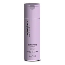 Shampoo Violeta Matizador Antioxidante 240ml Acquaflora Foto mini 1
