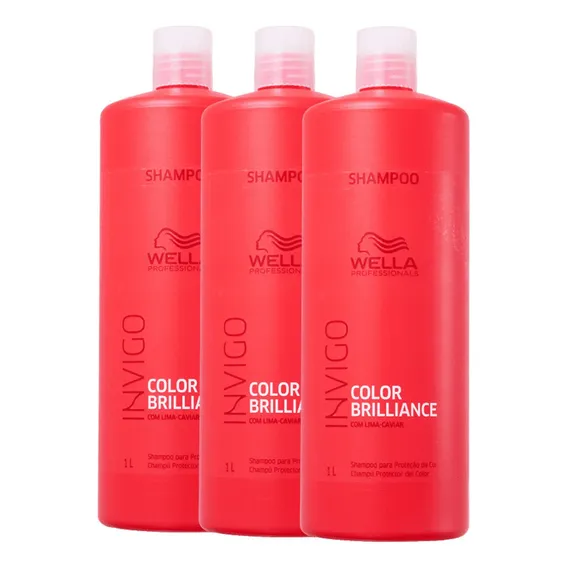 Shampoo Wella 1l Invigo Brilliance (3 Uni) Foto 1