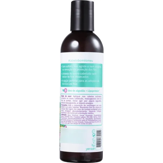Shampoo Yenzah Sou+ Cachos Cabelo Cacheado E Crespo 240ml Foto 1