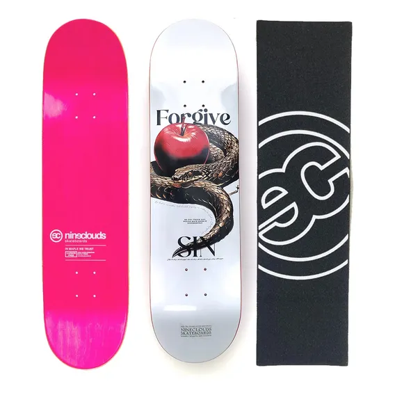 Shape de skate Nineclouds Skateboards Shape Maple Nineclouds 8.0 original sin - 8.0 Foto 1
