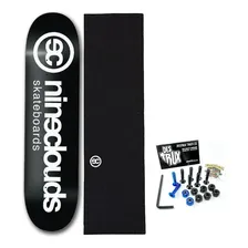Shape Skate Maple + Lixa + Parafuso De Base 10mm Cor Preto Foto  mini 1