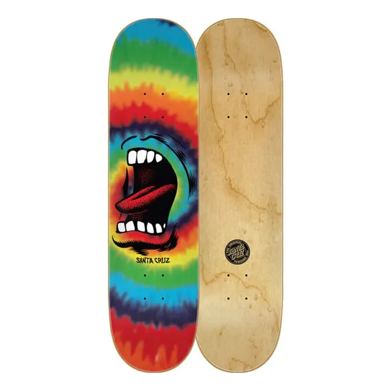 Shape Skate Powerlyte Screaming Mouth Santa Cruz Cor Azul-celeste Foto 1
