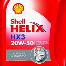 Shell Advance 20W-50 1 L Óleo Motor Sl Helix Hx3 Mineral Multivisco 1l Shell Foto mini  3
