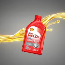 Shell Advance 20W-50 1 L Óleo Motor Sl Helix Hx3 Mineral Multivisco 1l Shell Foto mini  2