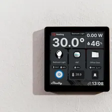 Shelly Wall Display Tela Touch 4 Pol Controle Monitoramento Foto mini 4