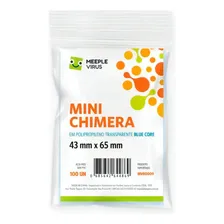 Shields Sleeves Mini Chimera 43 X 65mm Meeple Virus 100un Foto mini 1