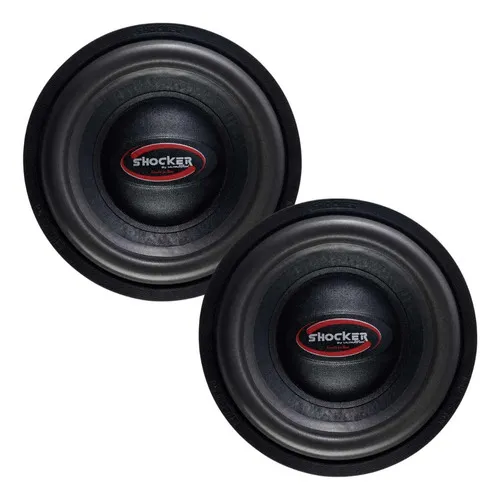 Shocker 02 Falantes Subwoofer Grave Sb5012 500w Rms 12 Pol Cor Foto 1