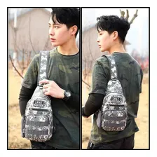 Shoulder Bag Pochete Bolsa Peito Transversal Tiracolo Ombro Cor Digital Verde Foto mini 2
