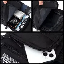 Shoulder Bag Pochete Bolsa Peito Transversal Tiracolo Ombro Cor Digital Verde Foto mini 3