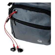 Shoulderbag Wg Original Bolsa Lateral Transversal Cor Cinza Desenho do tecido Liso Foto mini  2