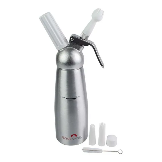 Sifão Garrafa Chantilly Tall Dessert 500ml Bestwhip Foto 1