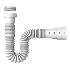 Sifão Sanfonado Ajustável Multiuso Universal Branco Tigre Foto mini 1