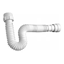 Sifão Tubo Extensível Universal Longo Branco 1,4m Comprido Foto mini 3