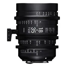 Sigma 18-35mm T2 Cine High Speed Zoom 18-35 Lente Ef/pl/sony Foto  mini 1