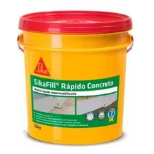 Sikafill Rápido Cinza Concreto 3,6kg -sika Manta Liquida Foto mini 1