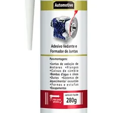 Silicone Acetico Alta Temperatura 280g Vermelho Poliplas Foto mini  2