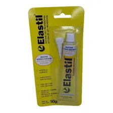 Silicone Acético Elastil Incolor 50g Foto mini 1