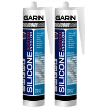 Silicone Acético Vedação Reparos Construção Geral Kit 2 Foto mini 1