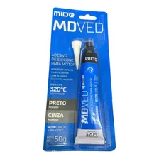 Silicone Alta Temperatura Preta 500g Mdved Foto mini 1
