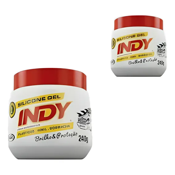 Silicone Gel Indy Não Engordura Protege Revitaliza 480g Foto 1