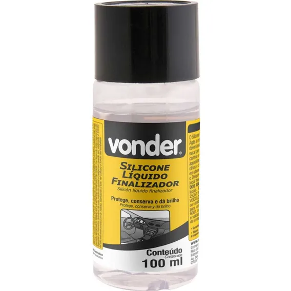 Silicone Liquido 100ml Vonder 2 Peças Foto 1