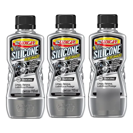 Silicone Liquido Perfumado Tradicional Kit 3 Unidades 110 Foto 1