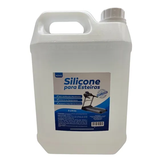 Silicone Lubrificante Esteira Ergométrica Academia 5 Litros Foto 1
