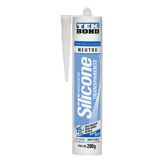 Silicone Neutro Incolor Tekbond Foto 1