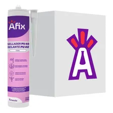 Silicone Pu Afix Cinza 400gr C/12 Foto  mini 1