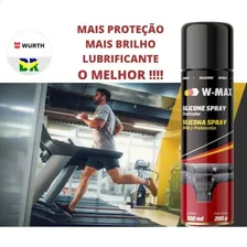 Silicone Spray Automotivo 300ml Wurth/w-max Alta Performance Silicone Spray Para Esteira Silicone Aerosol Alta Qualidade Rssales Foto mini 4