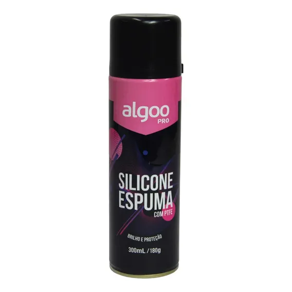Silicone Spray Espuma Ptfe Algoo Óleo Lubrificante Bike Moto Foto 1