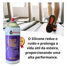 Silicone Spray Lubrificar Esteira Ergométrica Academia 400ml Foto mini 4