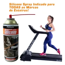 Silicone Spray Para Esteiras Lubrificante Athletic 400ml Foto mini  3