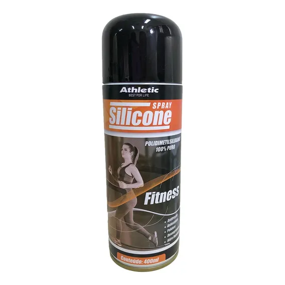 Silicone Spray Para Esteiras Lubrificante Athletic 400ml Foto 1