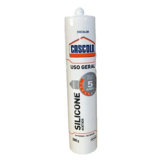 Silicone Uso Geral Incolor 280gr Cascola Foto 1