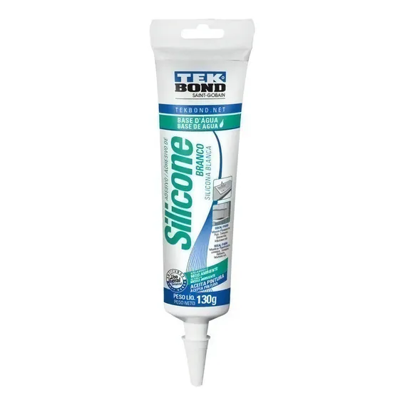 Silicone/cola Branco Tekbond Para Vedação Foto 1