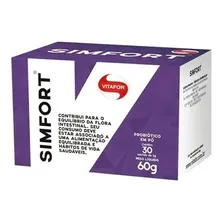 Simfort 30 Sachês 2g - Vitafor Probiotico Sabor Sem sabor Foto  mini 1