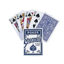 Simplifique o baralho de cartas de p么quer, jogando cartas por baralho de bicicleta Foto mini 1