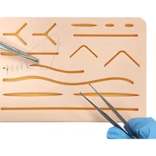 Simulador Sutura Na Pele Em Silicone Treino Profissional Foto mini  2