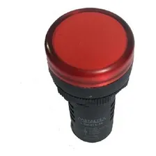Sinaleiro Led 220v Vermelho Ip65 Metaltex Foto mini 3