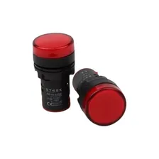 Sinaleiro Led 22mm 220v *cores* Luz Vermelho Foto mini 1