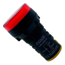 Sinaleiro Led Vermelho 22mm L20-ar1-r 110v - Metaltex Foto mini  2