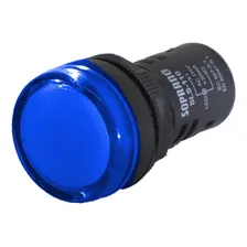 Sinalizador 22mm Azul 110vca Soprano Foto mini 1