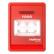 Sinalizador Áudio Visual Intelbras Endereçável Sav 521e Foto  mini 1