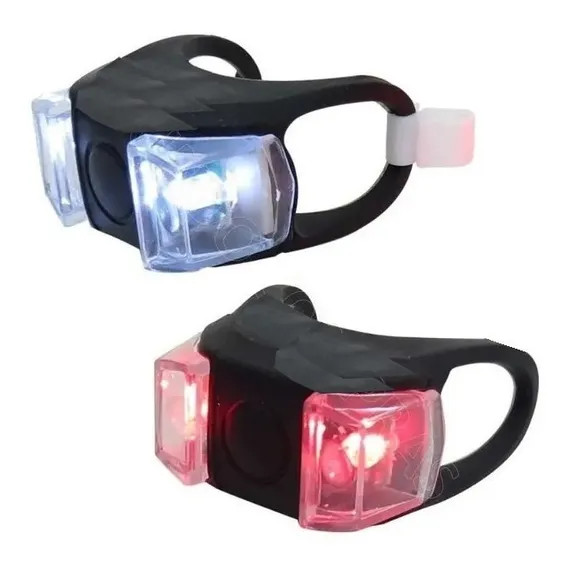 Sinalizador Bicicleta Farol E Laterna Luzes Led Para Bike Foto 1