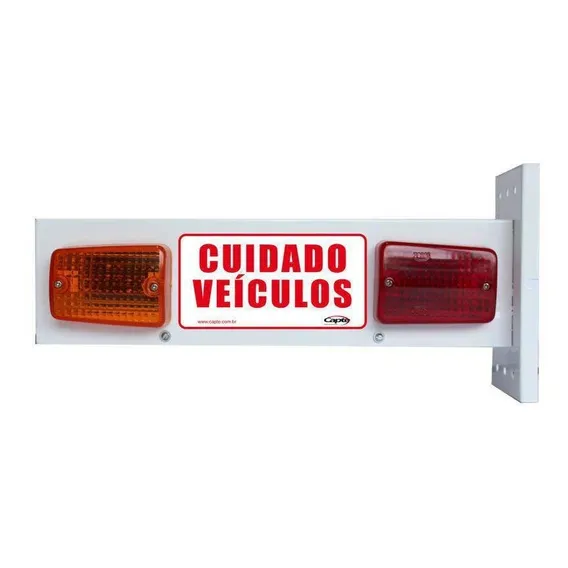Sinalizador De Garagem Sonoro Veicular Placa Temporizadora Foto 1