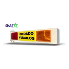 Sinalizador Garagem Led Entrada E Saída De Veículos Bivolt Foto mini 2