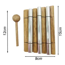 Sino Pin De Mesa 3 Canos 15cm - Harmonizador Feng Shui Foto mini 3